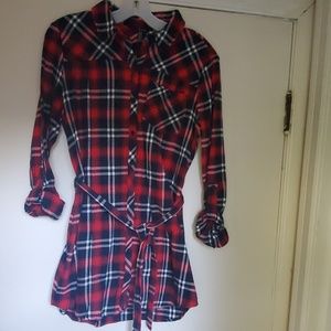 Flannel dress